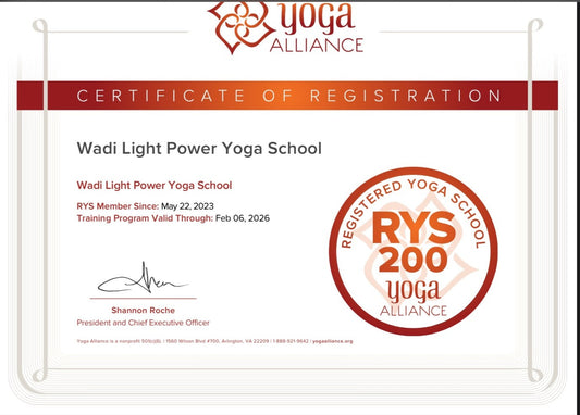 RYT 200 Certificate - အမေရိကန်နိုင်ငံမှ ယောဂအဖွဲ့အစည်း (Yoga Alliance) က အသိအမှတ်ပြုထားသည့် ၂၀၀ နာရီ ယောဂဆရာ လေ့ကျင့်ရေး အသိအမှတ်ပြုလက်မှတ် (RYT 200) အကြောင်း